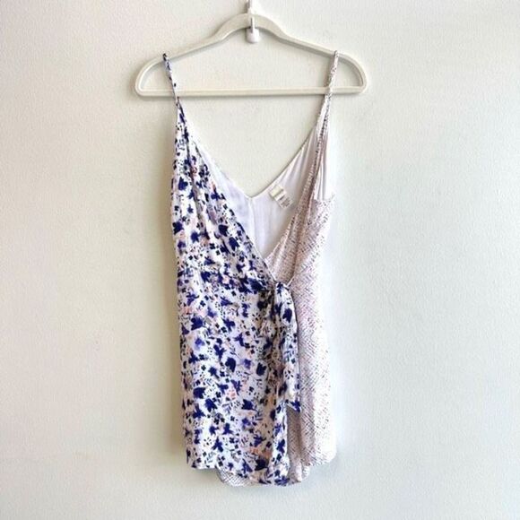 L Space Maria Techno Garden Floral Tie Romper Swim Cover Up Women’s Medium - Picture 2 of 12